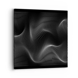 Obraz na plátně - Tanec světla v prostoru - 40x40 cm