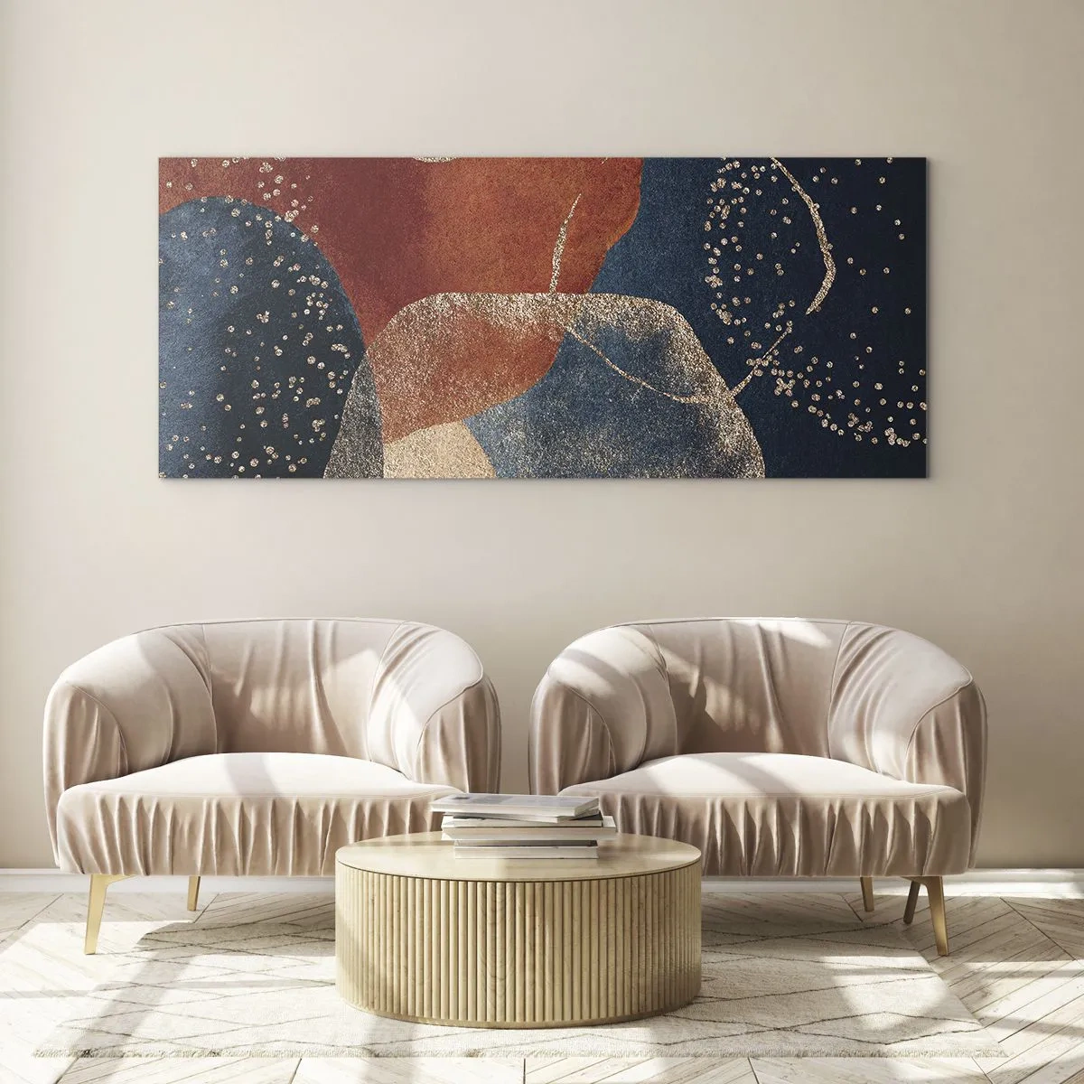 Obraz na skle - Lehkost bytí - 120x50 cm