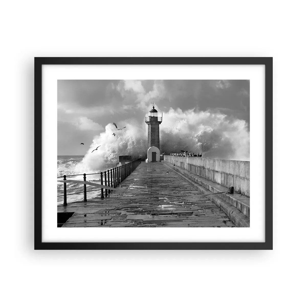 Plakát v černém rámu - Nebojácná - 50x40 cm