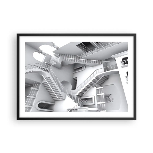 Plakát v černém rámu - Paradoxy prostoru - 70x50 cm
