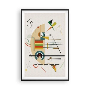 Plakát v černém rámu - A svět se směje - 61x91 cm