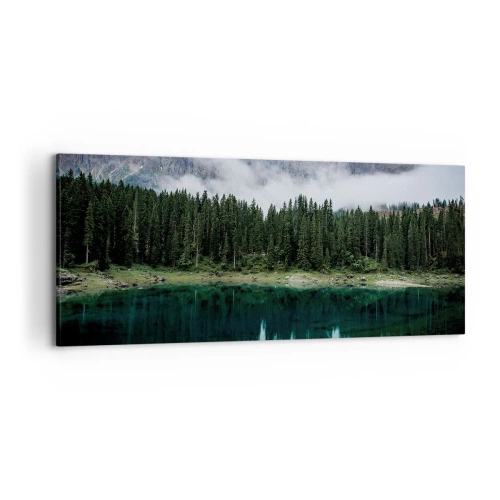 Obraz na plátně - Tiše, tiše, neprobuďme spící vodu…. - 120x50 cm