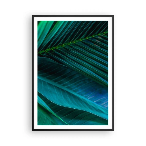 Plakát v černém rámu - Anatomie zelené - 70x100 cm