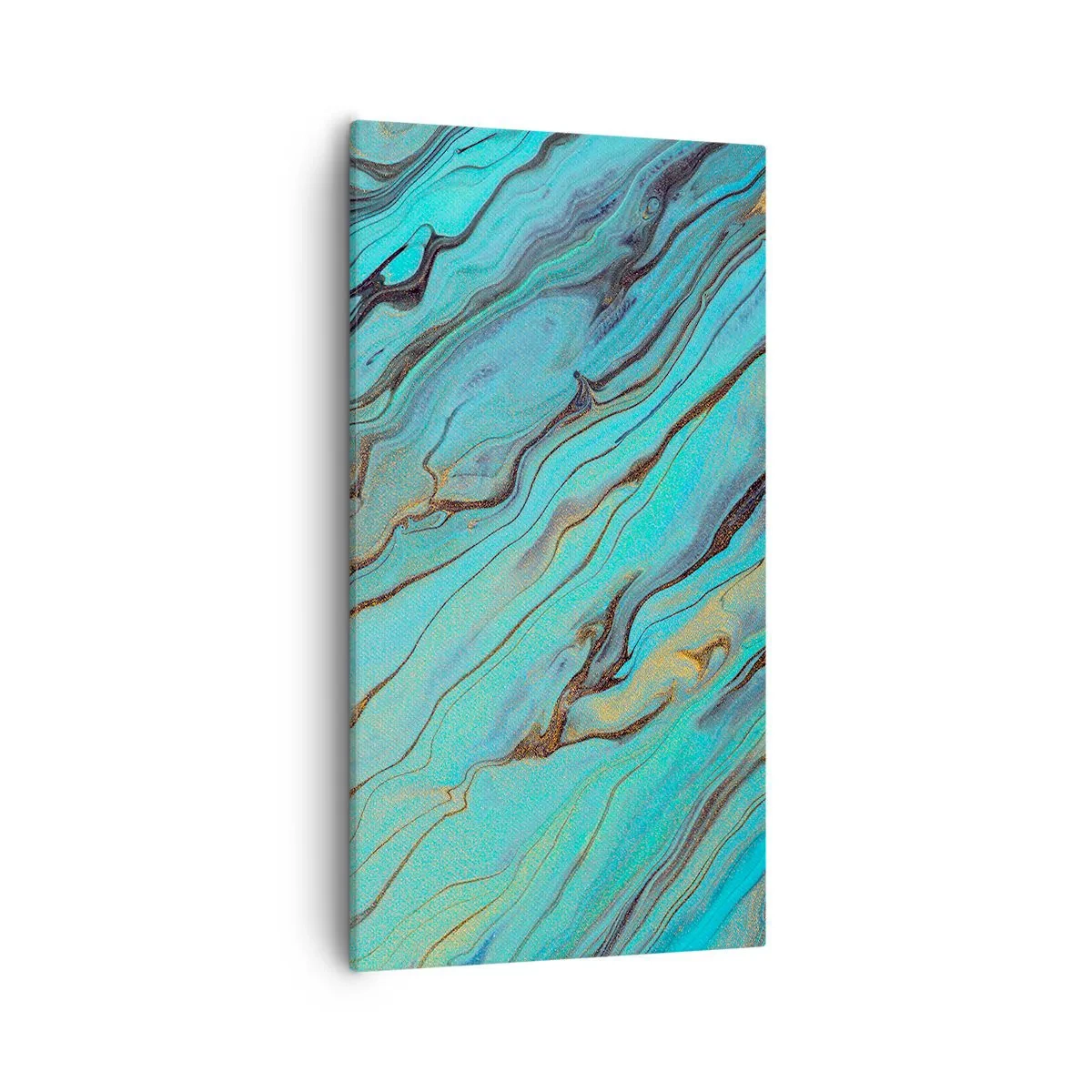 Obraz na plátně - Tyrkysový příliv - 55x100 cm