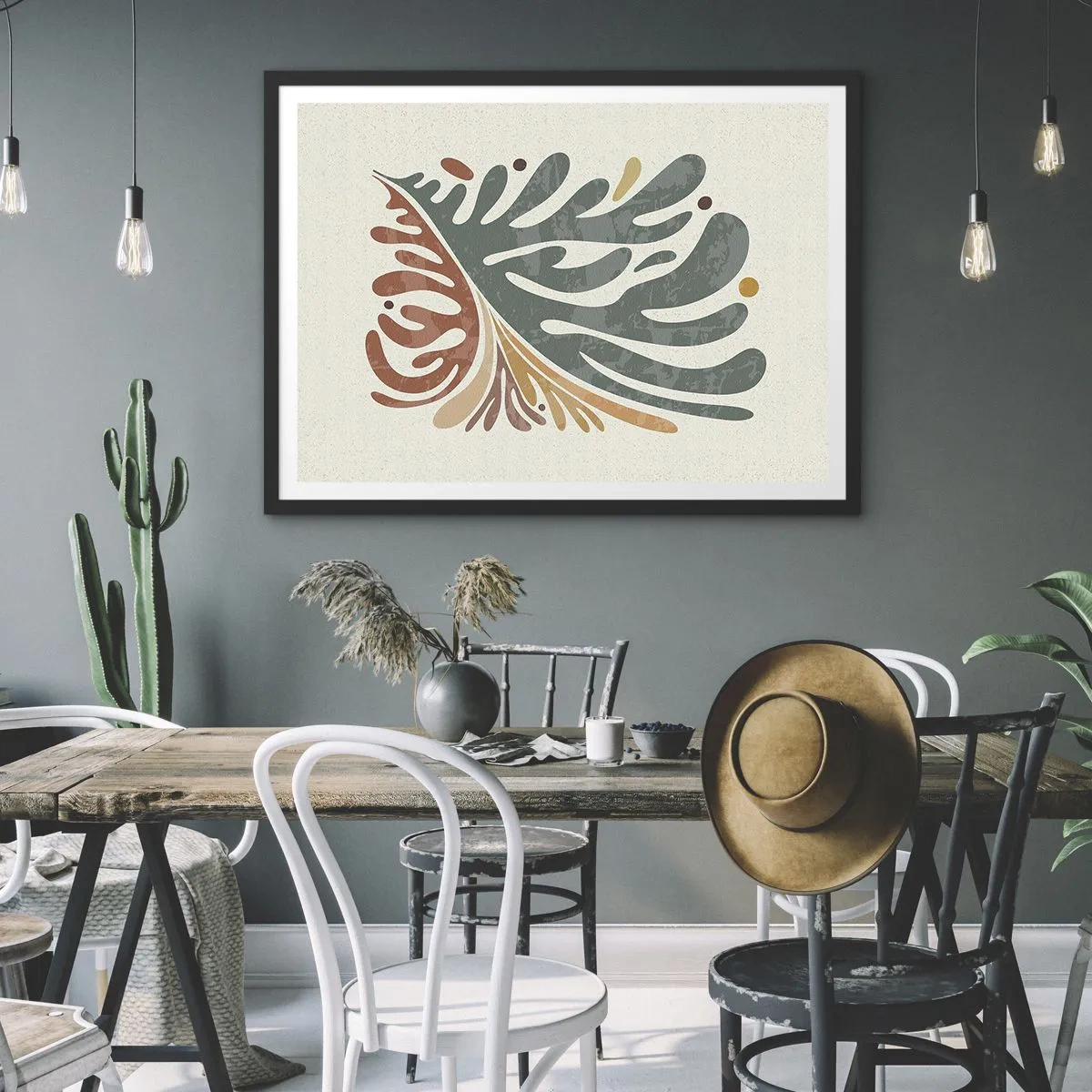 Plakát v černém rámu - Vícebarevný list - 70x50 cm