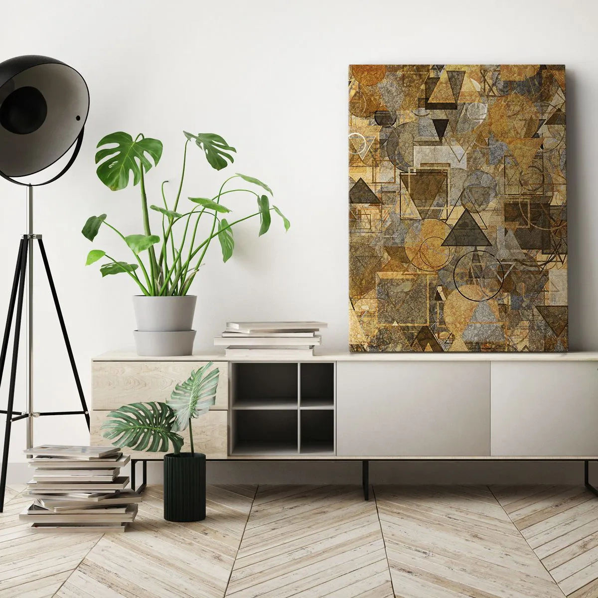 Obraz na plátně - Svět zachycený v podobě - 50x70 cm