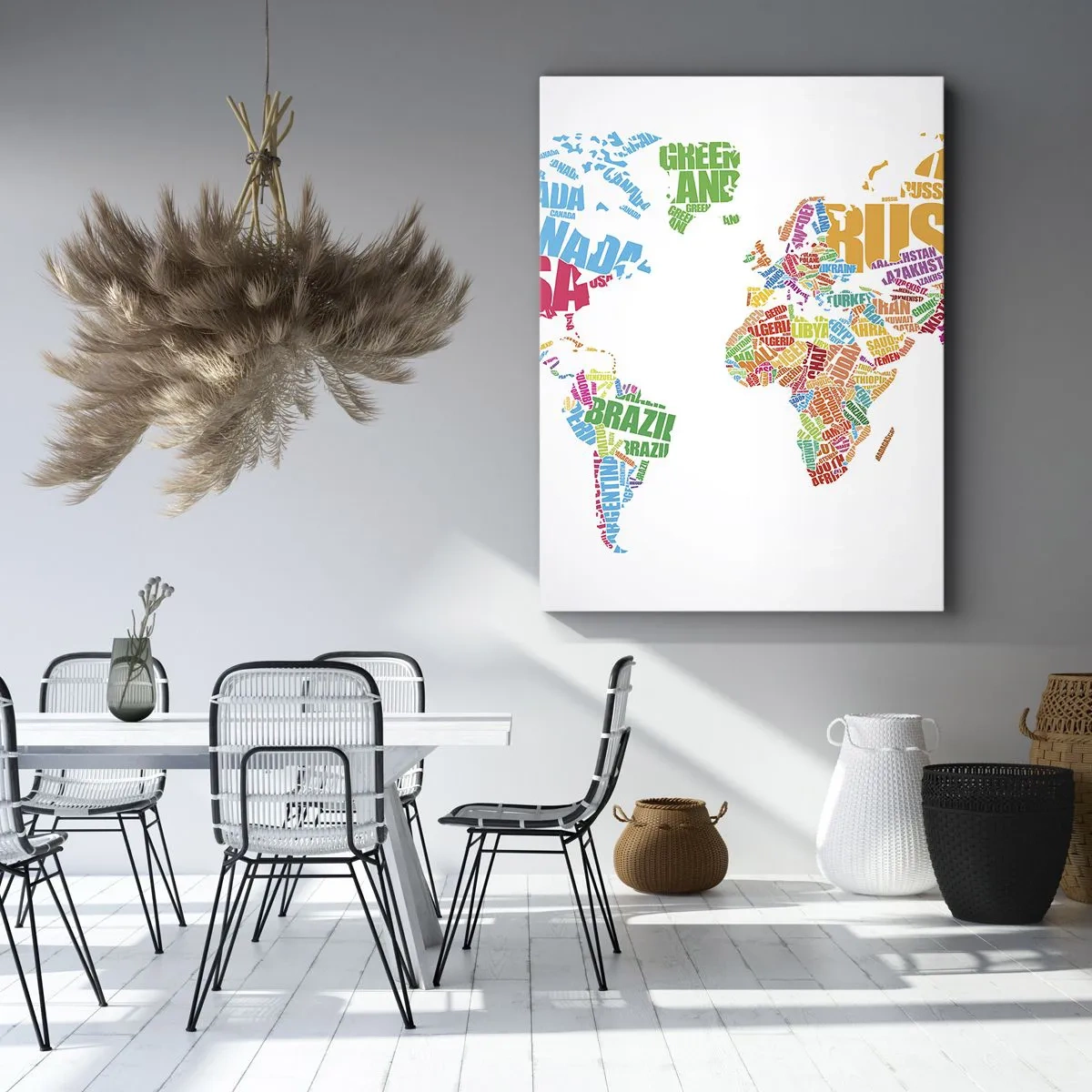 Obraz na plátně - Chci poznat všechny - 65x120 cm