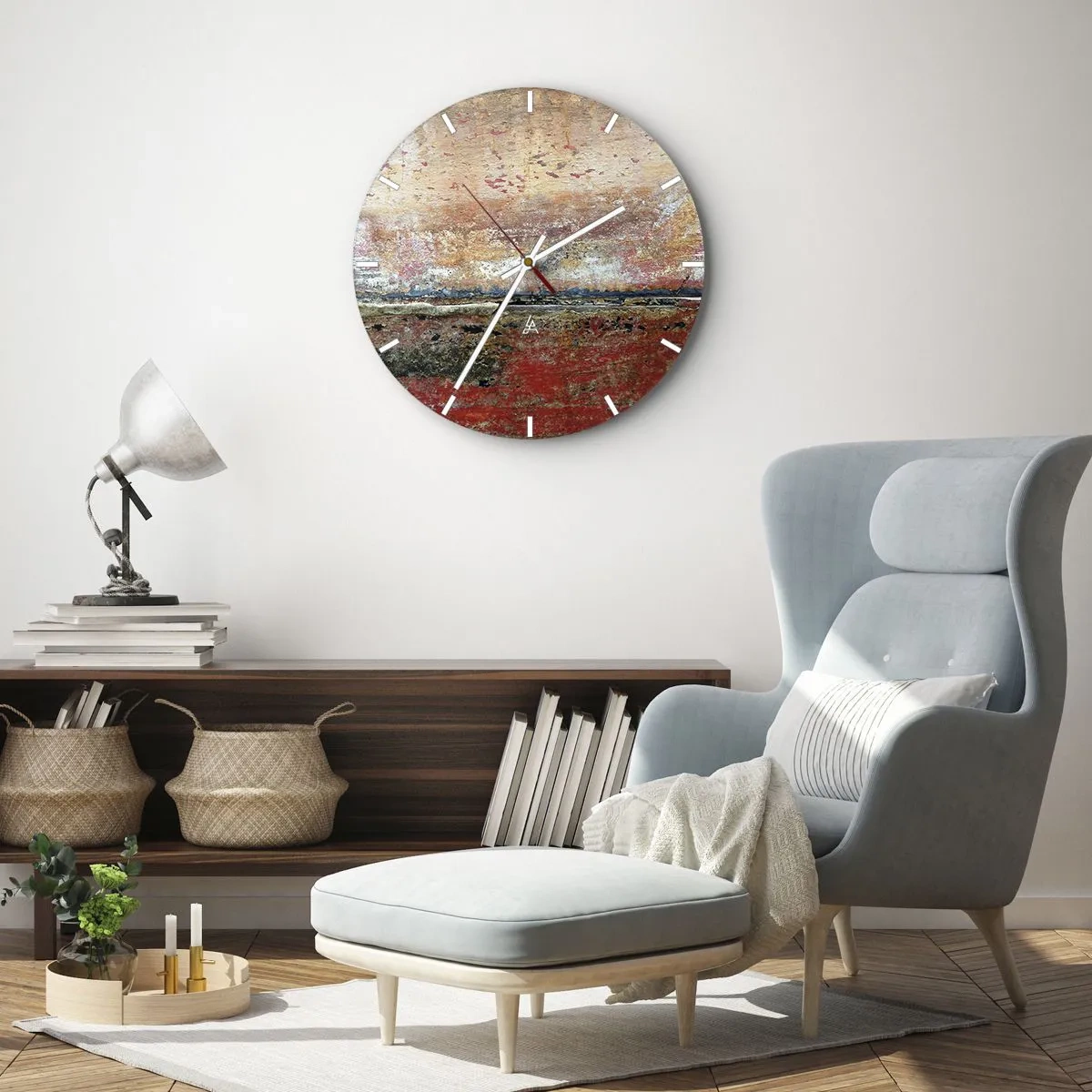 Nástěnné hodiny - Možná je to moře - 40x40 cm