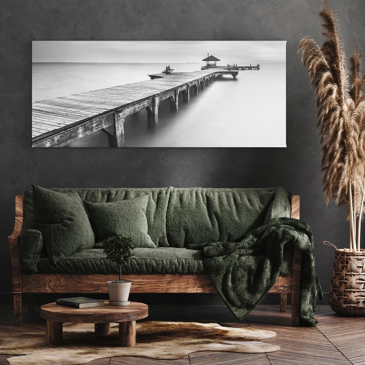 Obraz na plátně - Daleko od nás - 160x50 cm