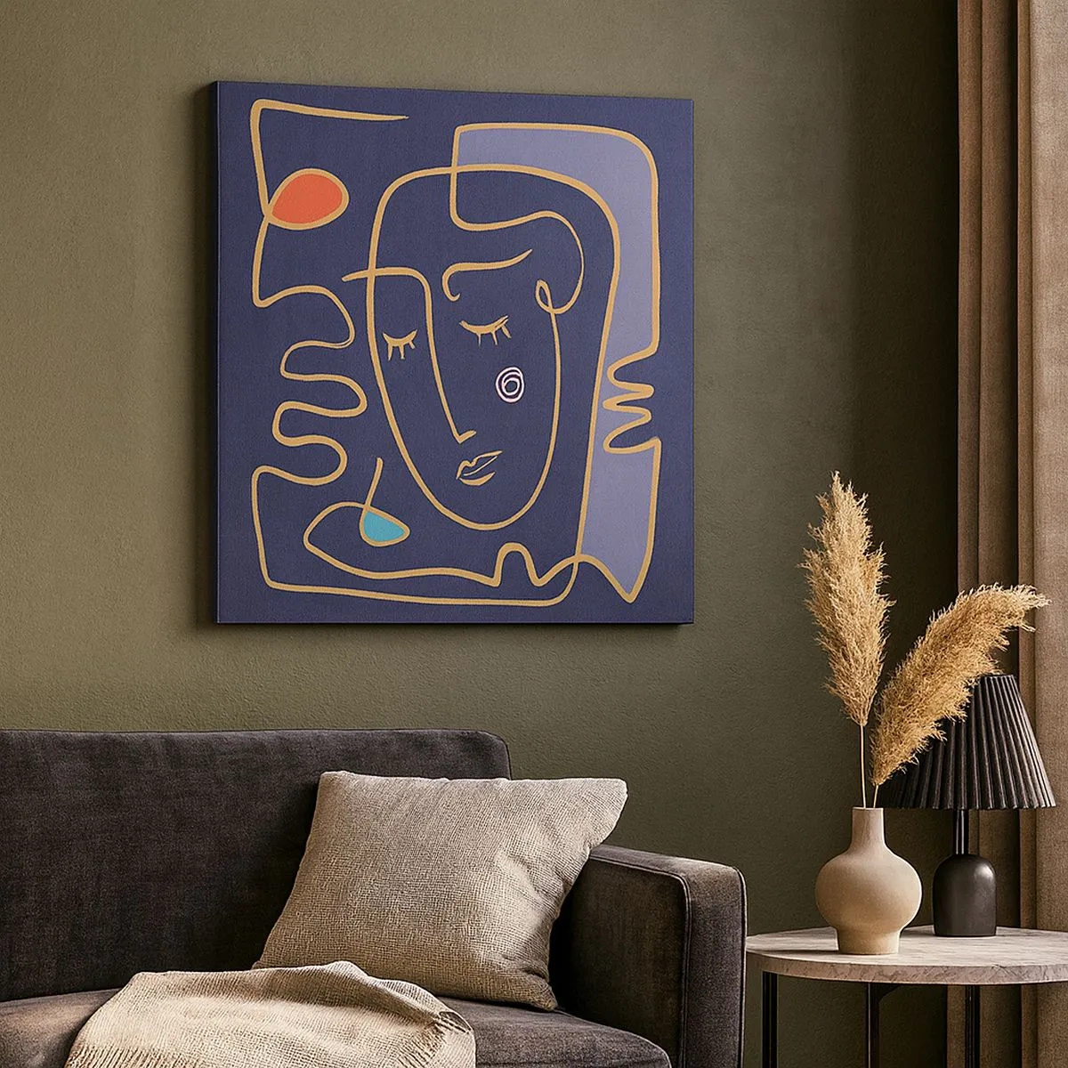 Obraz na plátně - V zádumčivosti - 30x30 cm