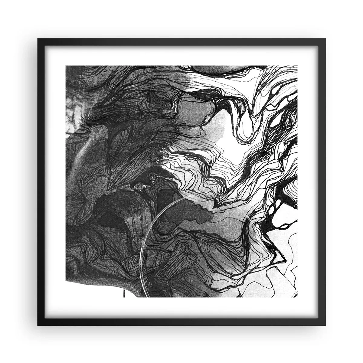 Plakát v černém rámu - Zapletená ve snech - 50x50 cm