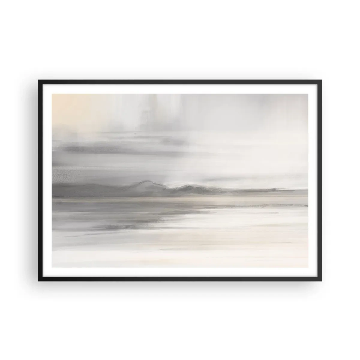 Plakát v černém rámu - Zamyšlená dálka - 100x70 cm