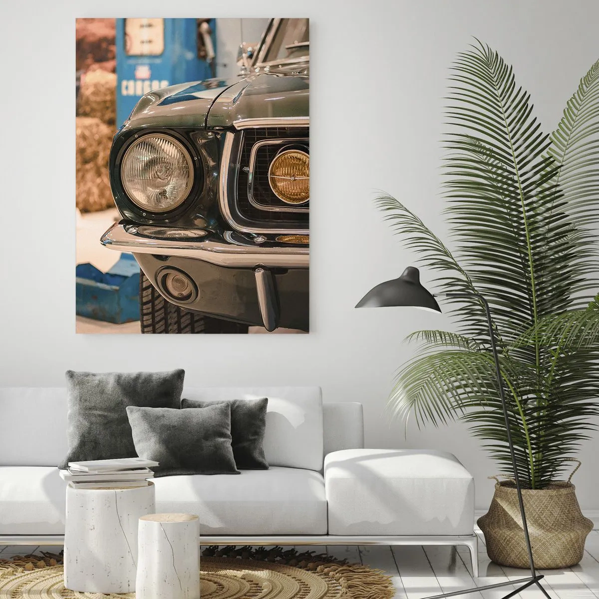 Obraz na skle - Setkání s legendou - 50x70 cm