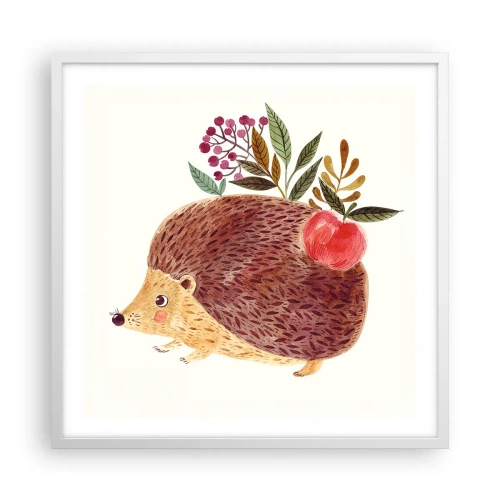 Plakát v bílém rámu - A už mě máš rád - 60x60 cm