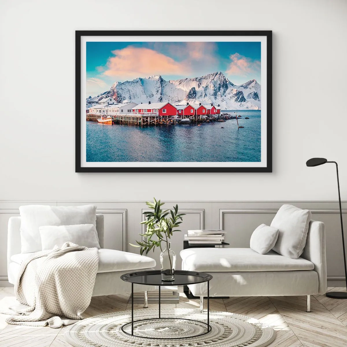 Plakát v černém rámu - Severní útočiště - 70x50 cm