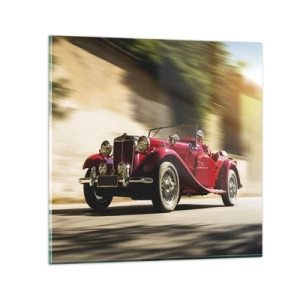 Obraz na skle - Krásnější než Níké Samothrácká - 40x40 cm