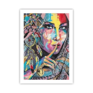 Plakát - Mlč, než pochopíš - 50x70 cm