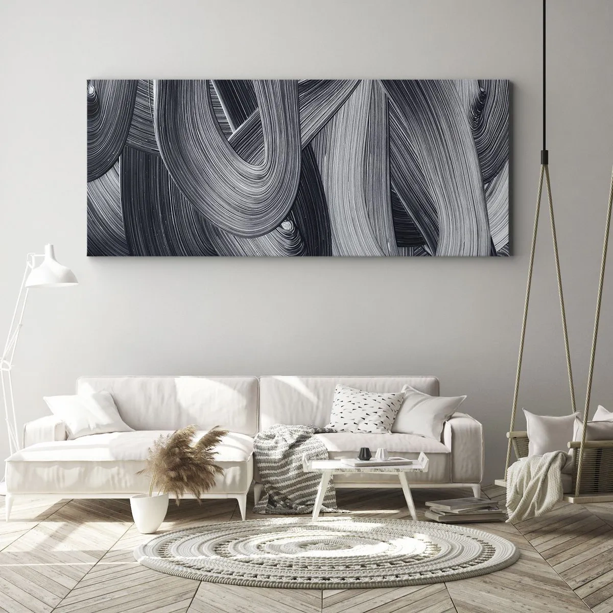 Obraz na plátně - Plynulost reality - 100x40 cm