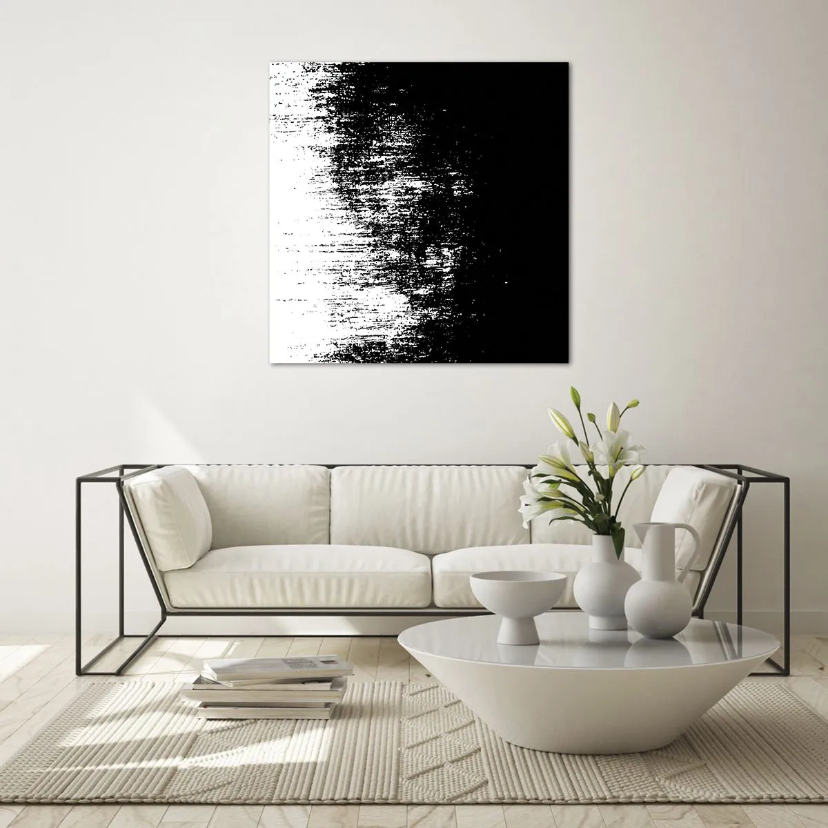 Obraz na skle - Vítězem se stává… - 40x40 cm