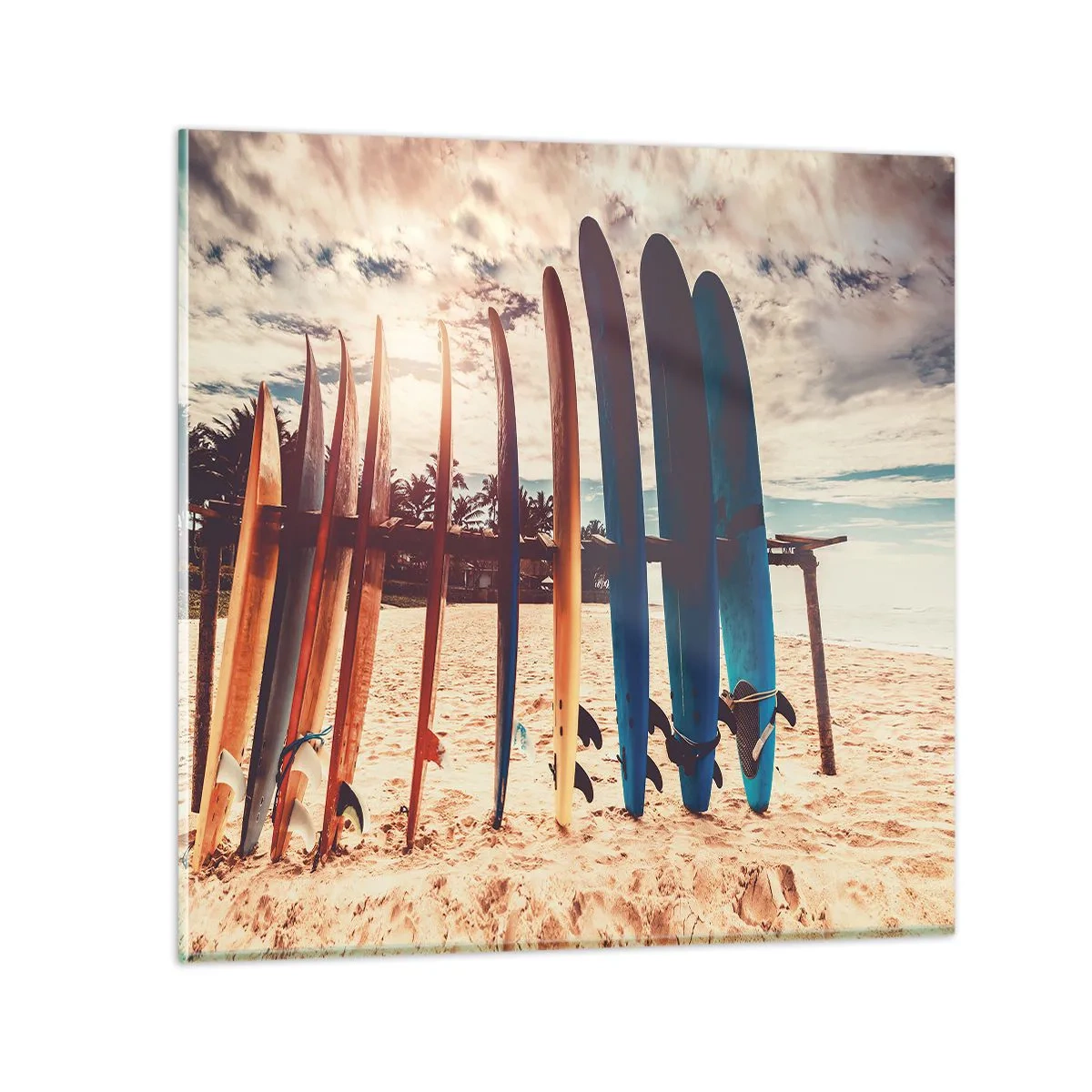 Obraz na skle - Dobrou noc, nashle zítra. - 50x50 cm