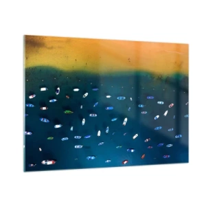 Obraz na skle - Prázdninová hra - 100x70 cm