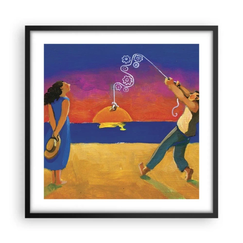 Plakát v černém rámu - Více než hvězda z nebe - 50x50 cm