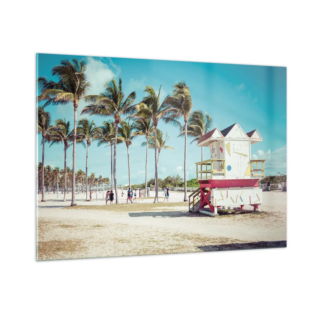 Obraz na skle - Čeká tě krásný den - 100x70 cm