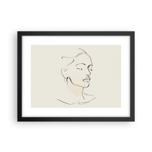 Plakát v černém rámu - Výrazným tahem - 40x30 cm