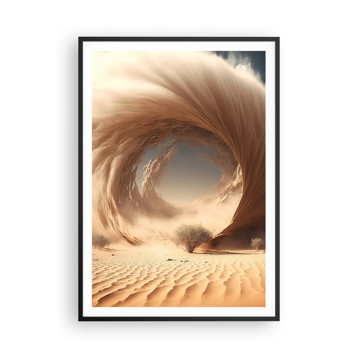 Plakát v černém rámu - Otevřený portál - 70x100 cm