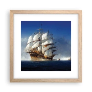 Plakát v rámu světlý dub - The great glory! - 30x30 cm