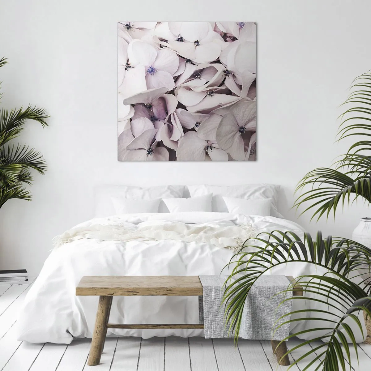 Obraz na plátně - V záplavě květin - 60x60 cm