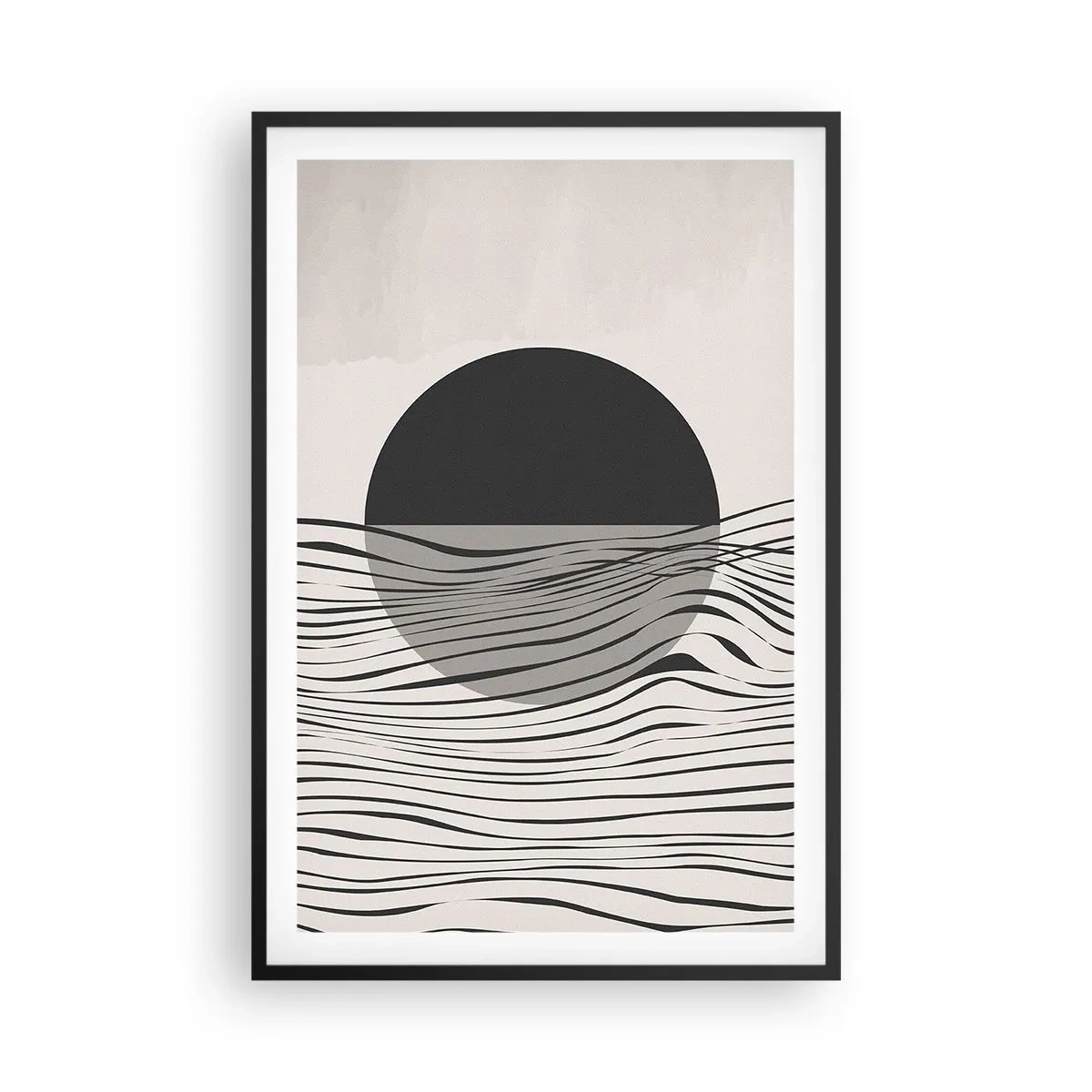 Plakát v černém rámu - Poloviční kompozice - 61x91 cm