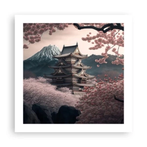 Plakát - Země kvetoucích třešní - 50x50 cm