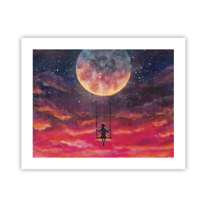 Plakát - Stavět si vzdušné zámky - 50x40 cm