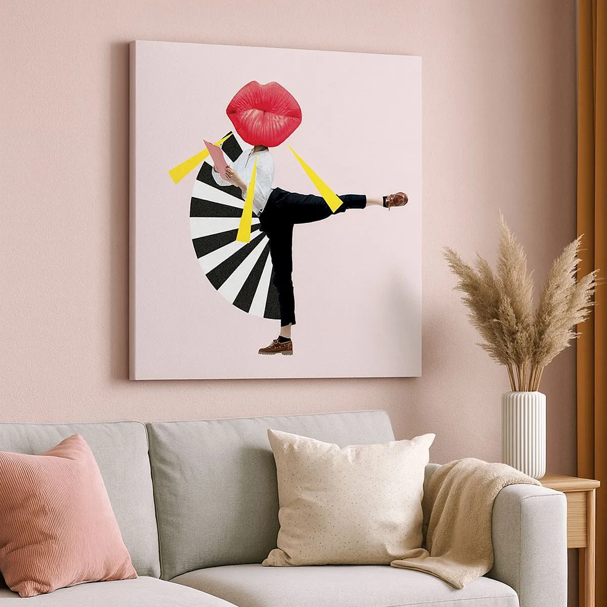 Obraz na plátně - Surrealistický pop-art - 30x30 cm