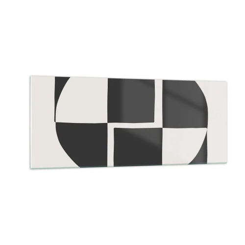 Obraz na skle - Antitéza – syntéza - 100x40 cm