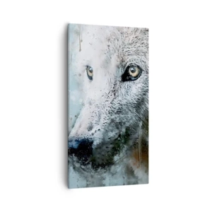 Obraz na plátně - Seznamte se s vlčí duší - 55x100 cm