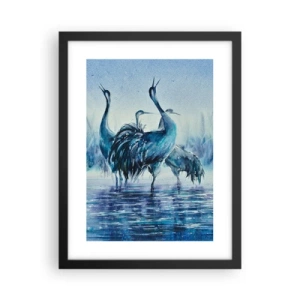 Plakát v černém rámu - Ranní setkání - 30x40 cm