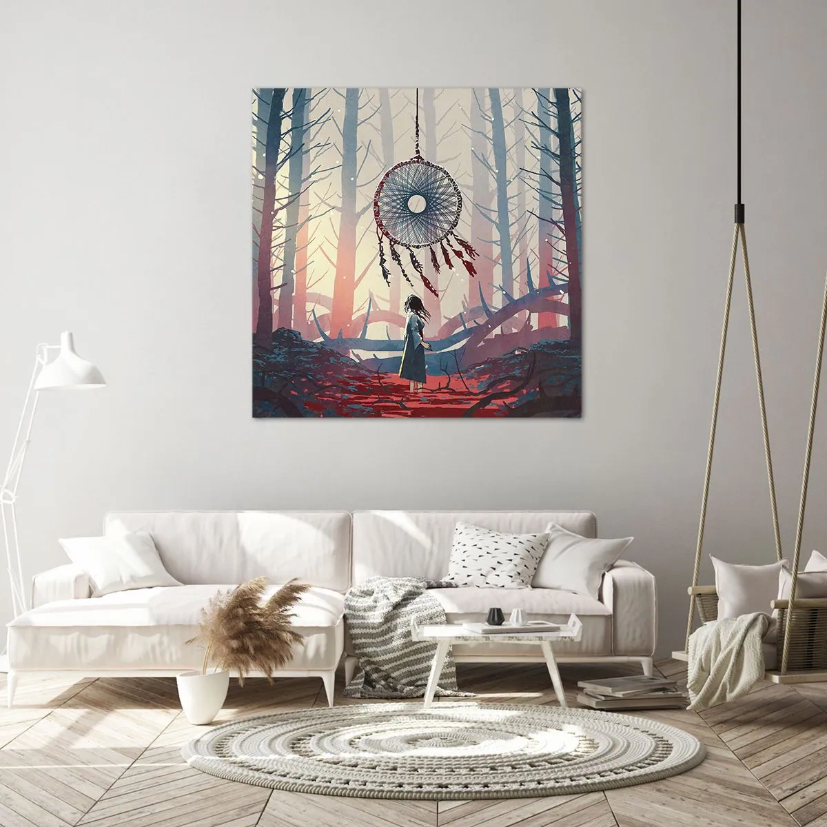 Obraz na plátně - Tajný rituál štěstí - 50x50 cm