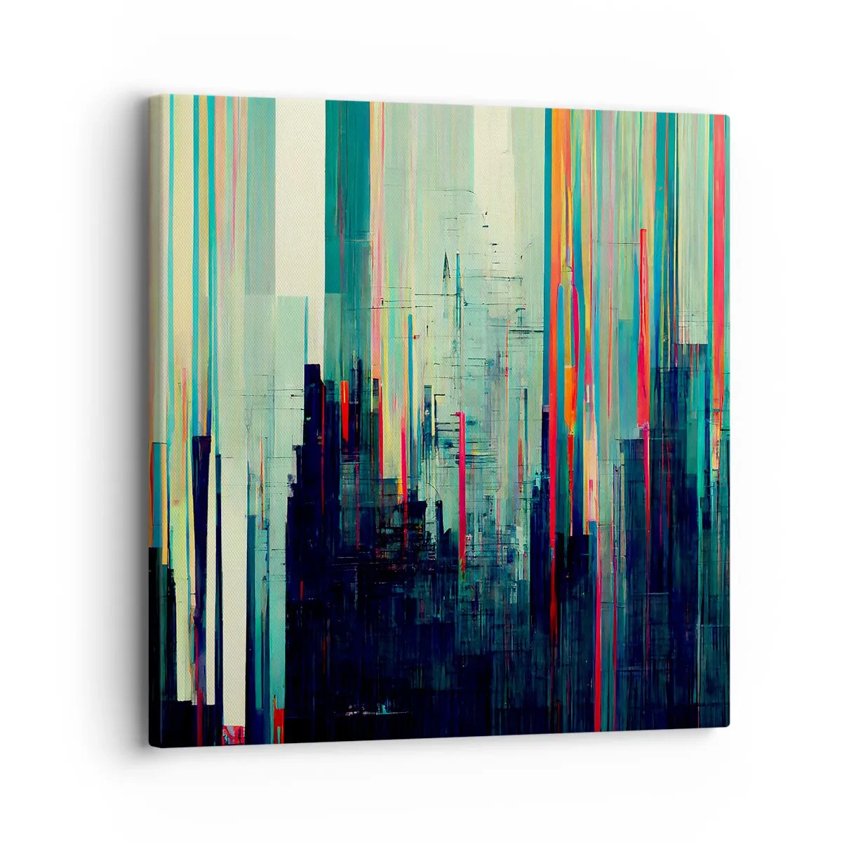 Obraz na plátně - Futuristické město - 30x30 cm