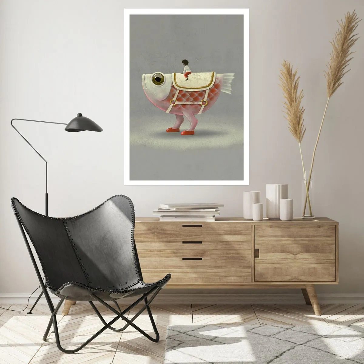 Plakát - Rybí jezdec - 50x70 cm