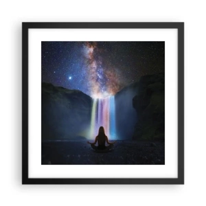 Plakát v černém rámu - Absolutní harmonie - 40x40 cm