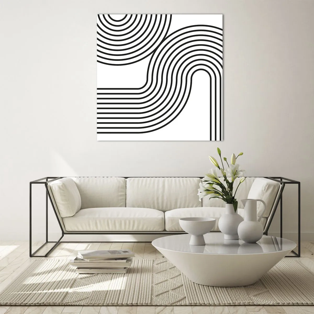 Obraz na skle - V zatáčce - 40x40 cm