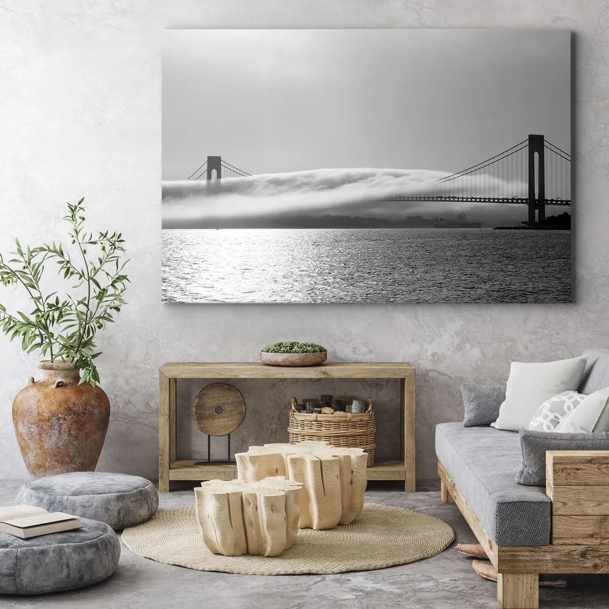 Obraz na plátně - Proplout Zlatou bránou - 100x70 cm