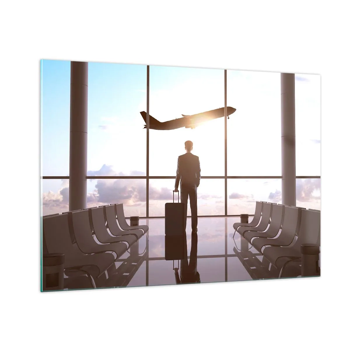 Obraz na skle - Máš čas, zpomal - 100x70 cm