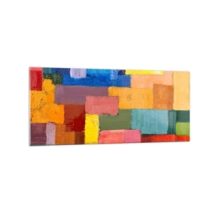 Obraz na skle - Každý jiný, všechny barevné - 120x50 cm