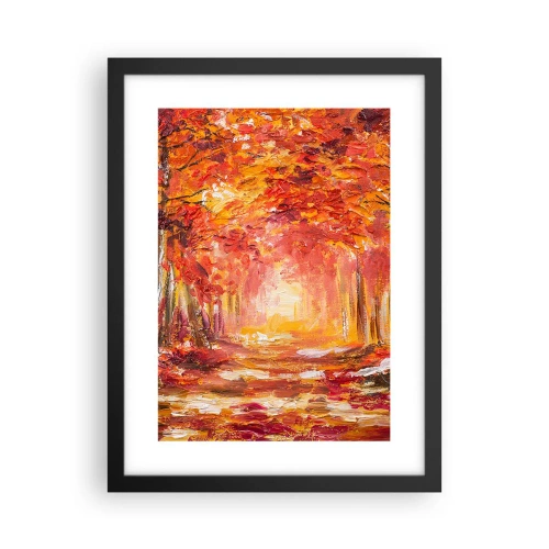 Plakát v černém rámu - Měděný les - 30x40 cm