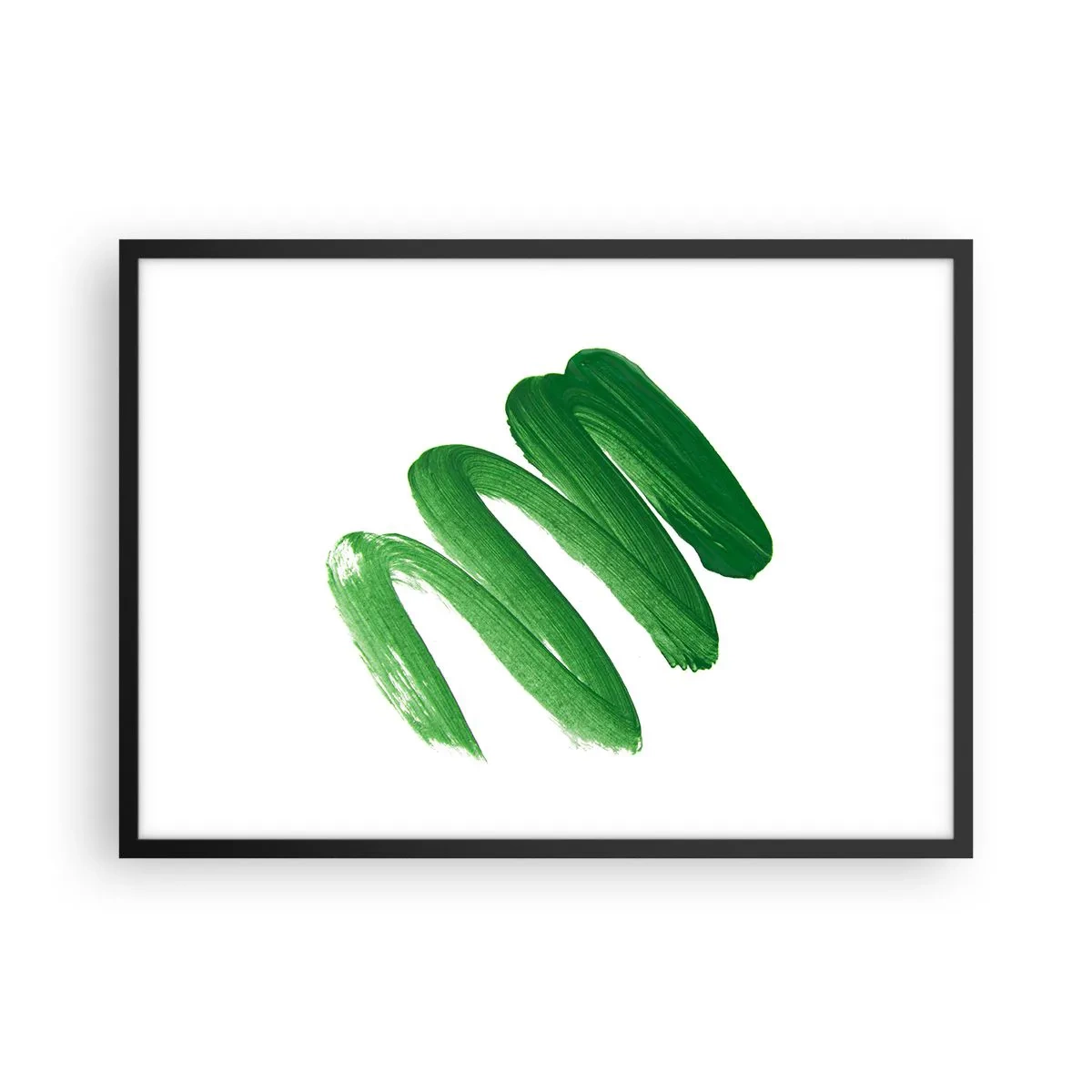 Plakát v černém rámu - Zelený žert - 70x50 cm