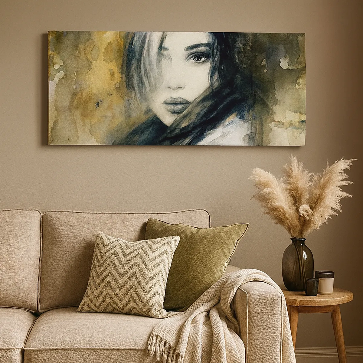 Obraz na plátně - více nevinná nebo smyslná? - 30x30 cm