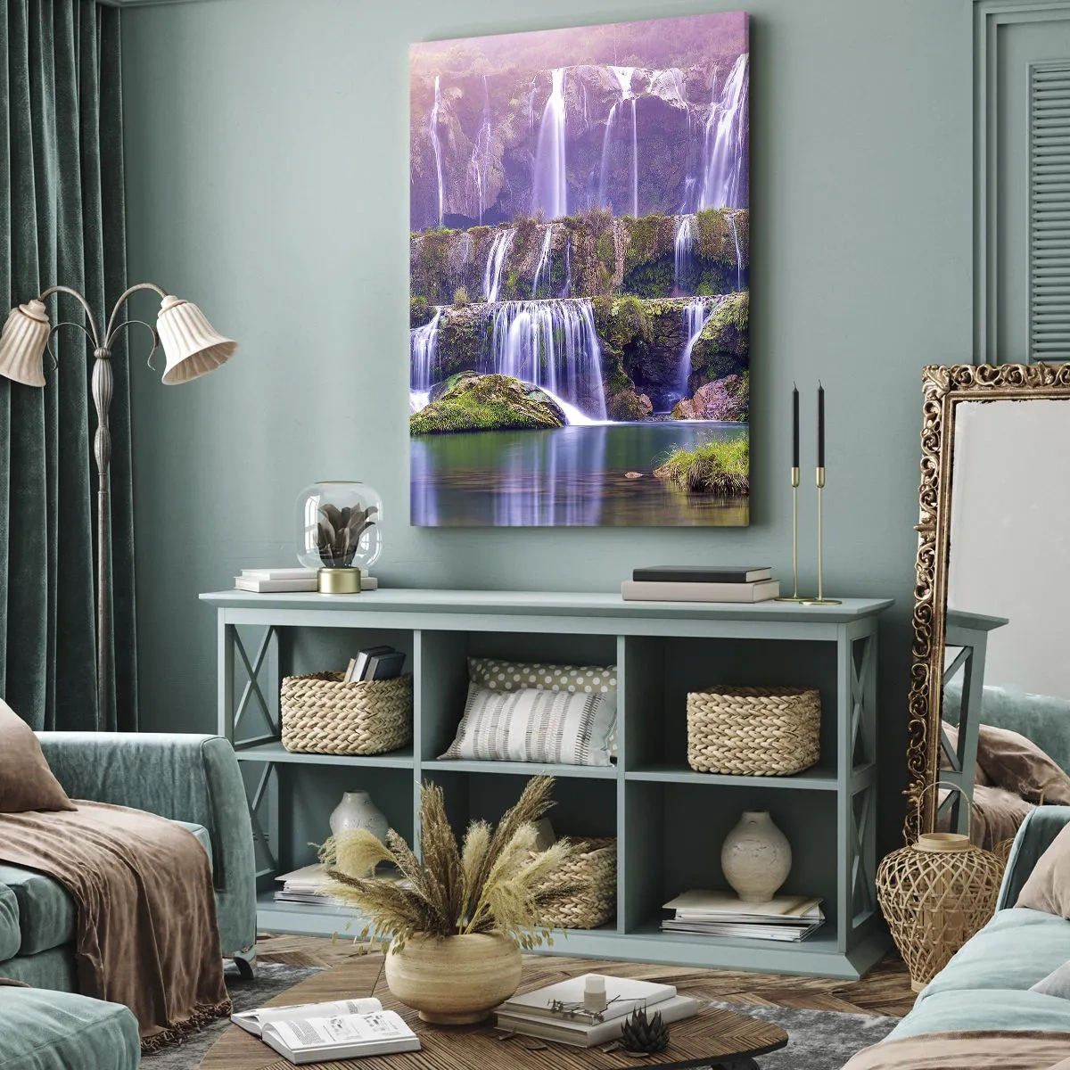 Obraz na plátně - Schody do nebe - 45x80 cm